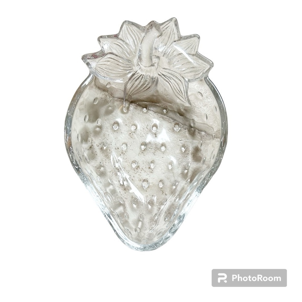 Clear Glass Strawberry Candy Dish Bundle and Save!